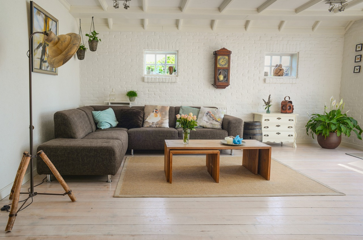 modern bright living room